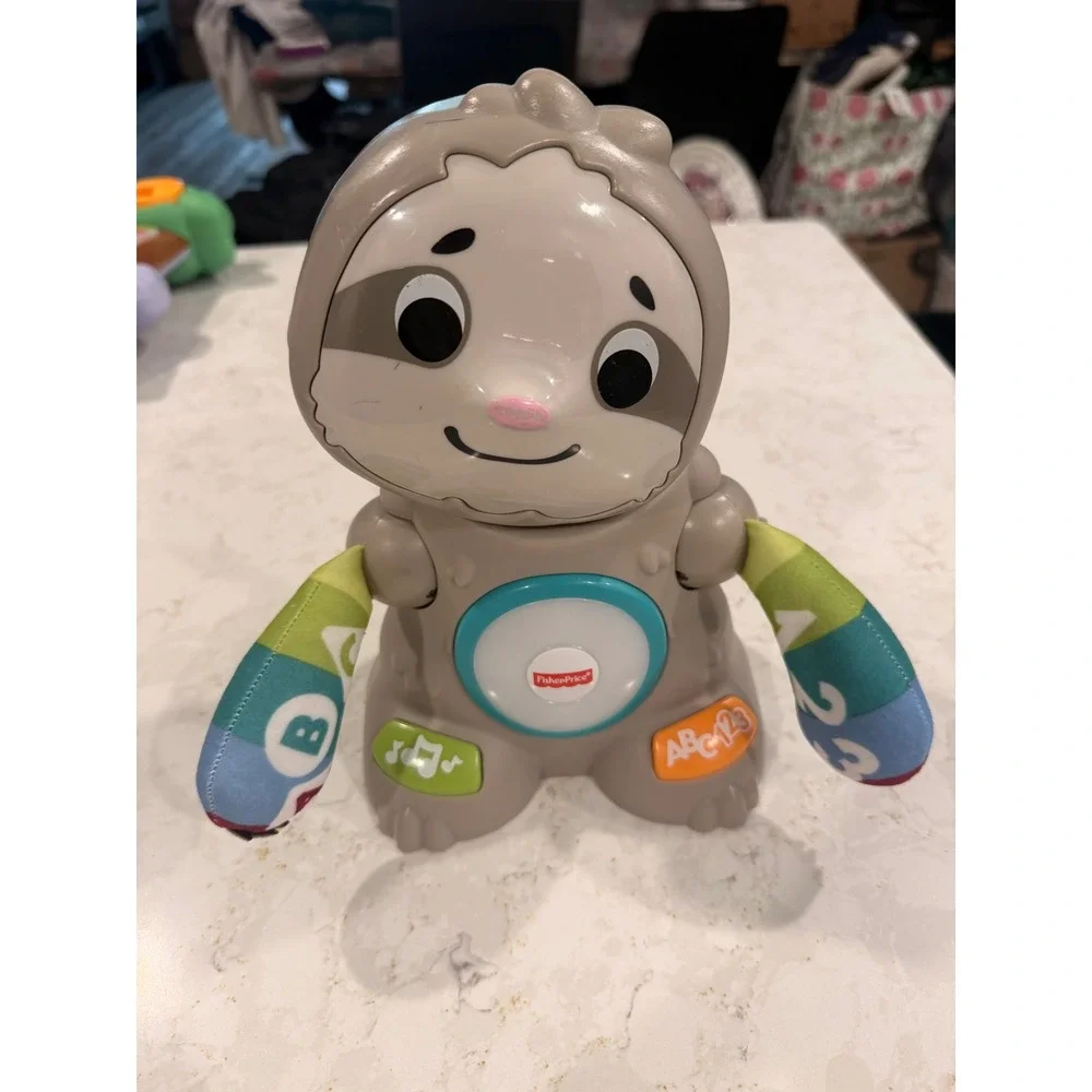 Fisher-Price Linkimals Smooth Moves‎ Sloth Interactive Musical Toy FYK61 Brown